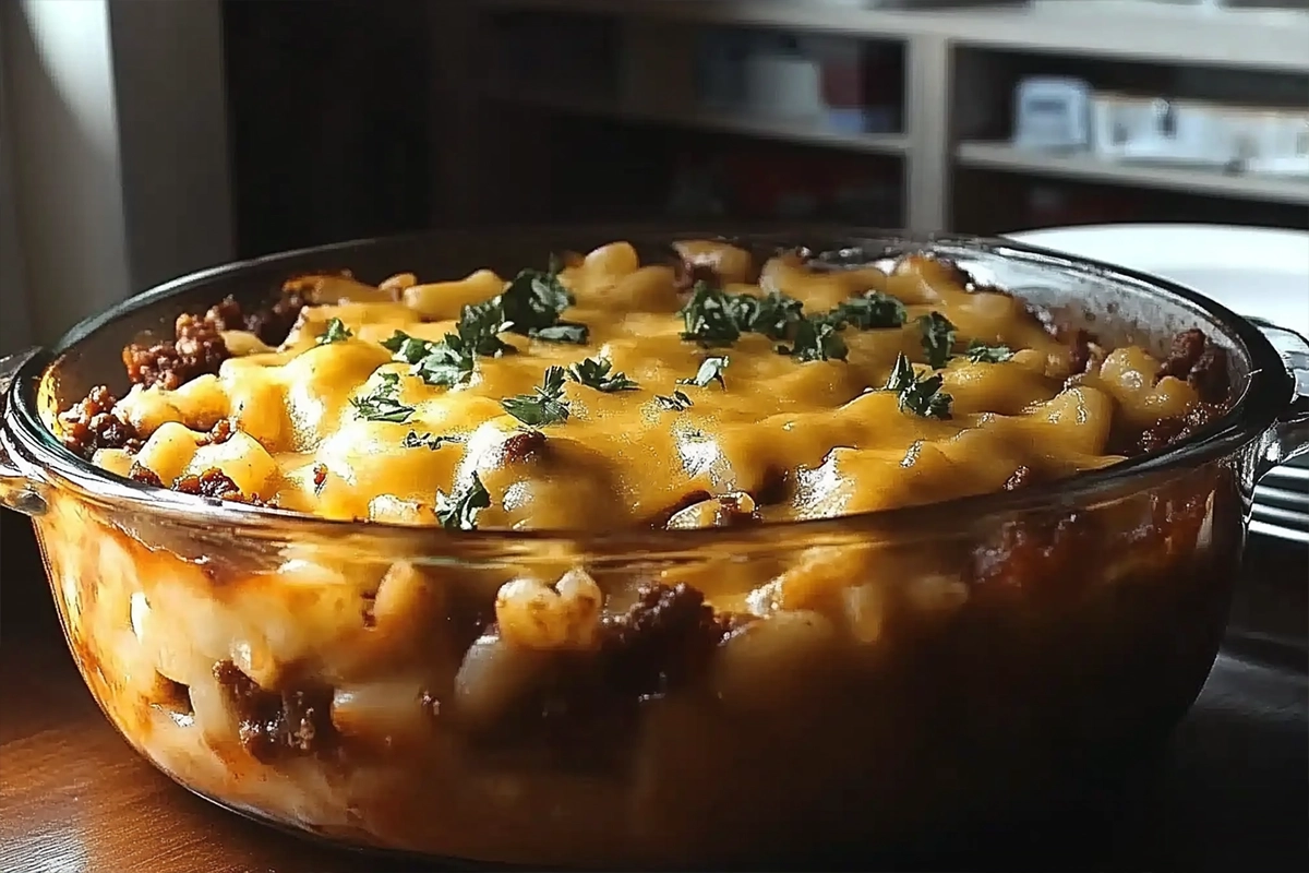 Cheesy Taco Hashbrown Casserole